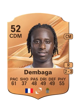 Dembaga - 52 - Rare EA FC 27 card