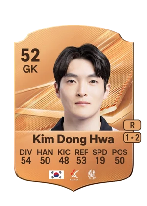 Kim Dong Hwa - 52 - Rare EA FC 27 card