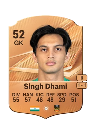 Singh Dhami - 52 - Rare EA FC 27 card
