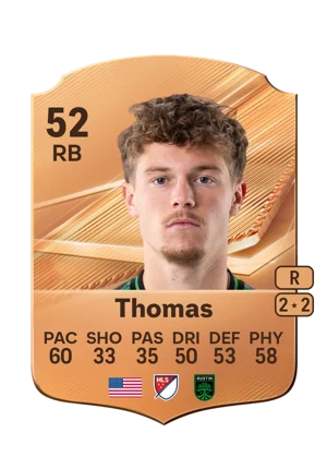 Thomas - 52 - Rare EA FC 27 card