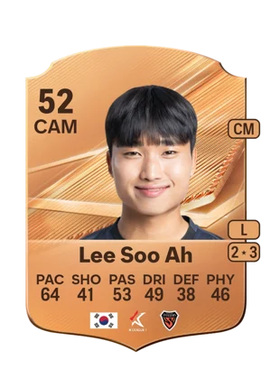 Lee Soo Ah - 52 - Rare EA FC 27 card
