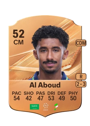 Al Aboud - 52 - Rare EA FC 27 card