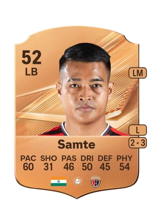 Samte - 52 - Rare EA FC 27 card