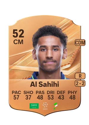 Al Sahihi - 52 - Rare EA FC 27 card