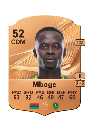 Mboge - 52 - Rare EA FC 27 card