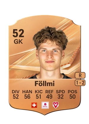 Föllmi - 52 - Rare EA FC 27 card