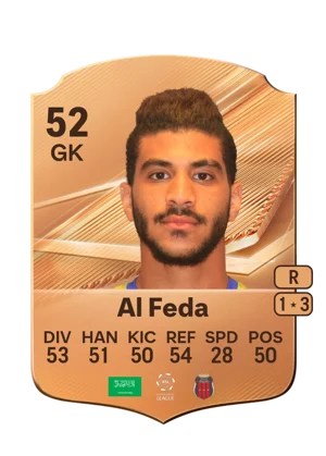 Al Feda - 52 - Rare EA FC 27 card