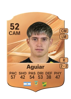 Aguiar - 52 - Rare EA FC 27 card