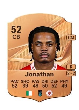 Jonathan - 52 - Rare EA FC 27 card