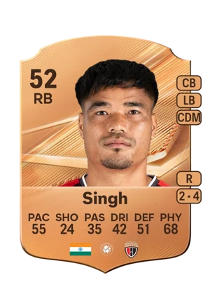 Singh - 52 - Rare EA FC 27 card