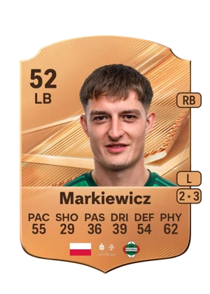 Markiewicz - 52 - Rare EA FC 27 card