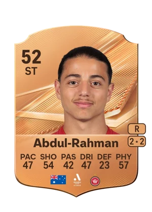 Abdul-Rahman - 52 - Rare EA FC 27 card