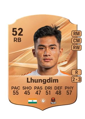 Lhungdim - 52 - Rare EA FC 27 card