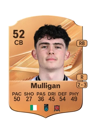 Mulligan - 52 - Rare EA FC 27 card