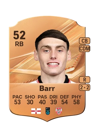 Barr - 52 - Rare EA FC 27 card