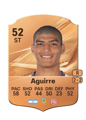 Aguirre - 52 - Rare EA FC 27 card