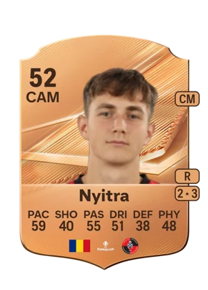 Nyitra - 52 - Rare EA FC 27 card