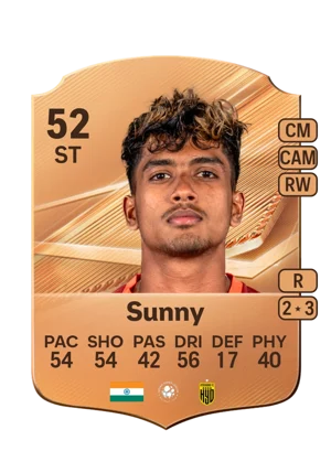 Sunny - 52 - Rare EA FC 27 card