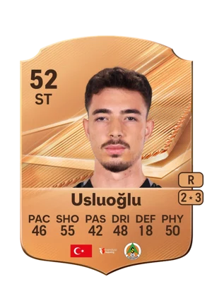 Usluoğlu - 52 - Rare EA FC 27 card