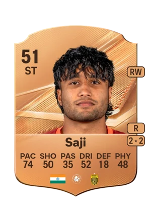 Saji - 51 - Rare EA FC 27 card