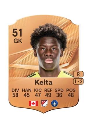Keita - 51 - Rare EA FC 27 card