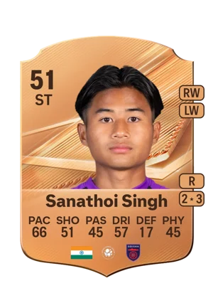 Sanathoi Singh - 51 - Rare EA FC 27 card