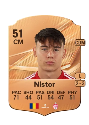 Nistor - 51 - Rare EA FC 27 card