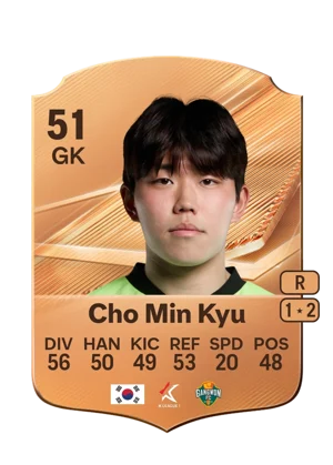 Cho Min Kyu - 51 - Rare EA FC 27 card