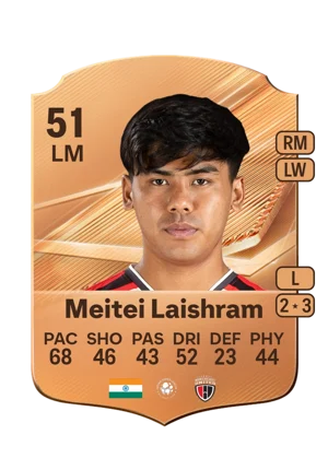 Meitei Laishram - 51 - Rare EA FC 27 card