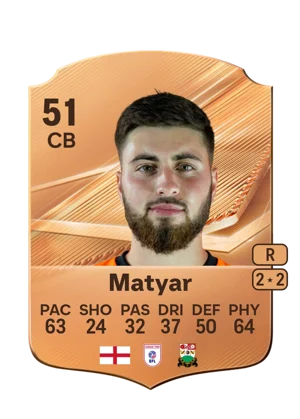 Matyar - 51 - Rare EA FC 27 card