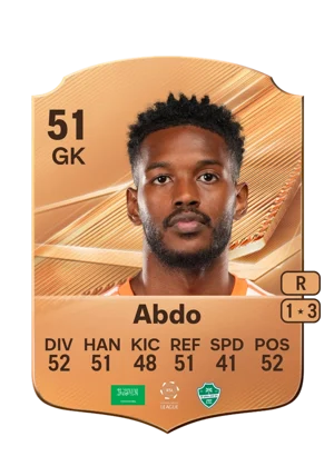 Abdo - 51 - Rare EA FC 27 card