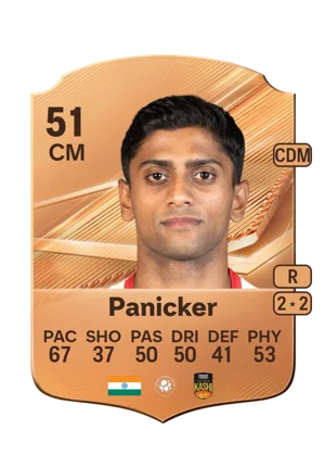 Panicker - 51 - Rare EA FC 27 card