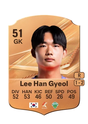Lee Han Gyeol - 51 - Rare EA FC 27 card