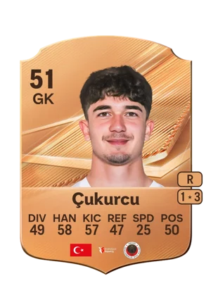 Çukurcu - 51 - Rare EA FC 27 card