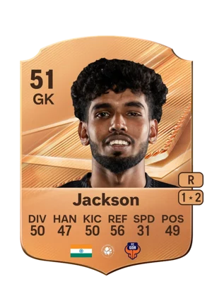 Jackson - 51 - Rare EA FC 27 card