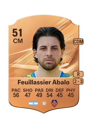 Feuillassier Ábalo - 51 - Rare EA FC 27 card