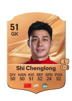Shi Chenglong - 51 - Rare EA FC 27 card