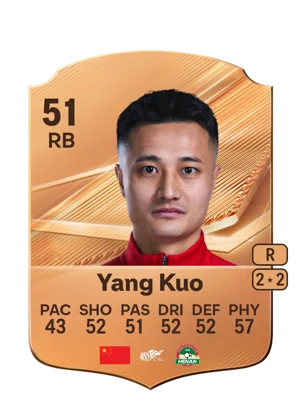 Yang Kuo - 51 - Rare EA FC 27 card