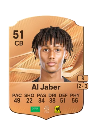 Al Jaber - 51 - Rare EA FC 27 card