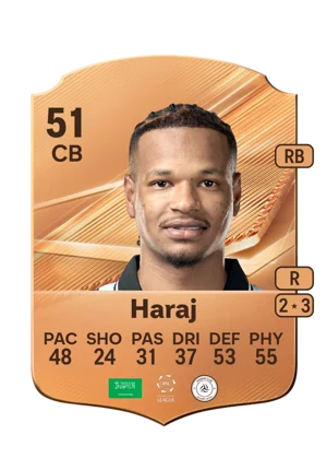 Haraj - 51 - Rare EA FC 27 card