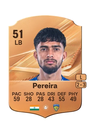 Pereira - 51 - Rare EA FC 27 card