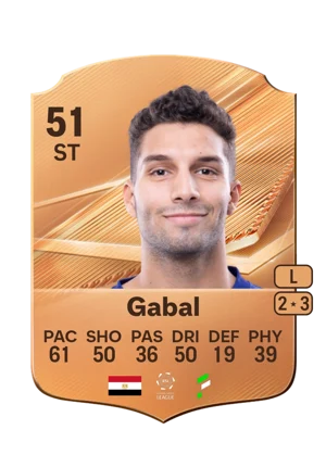 Gabal - 51 - Rare EA FC 27 card