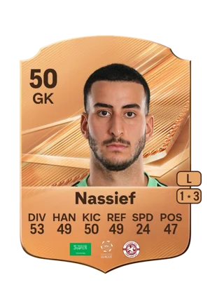 Nassief - 50 - Rare EA FC 27 card