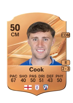 Cook - 50 - Rare EA FC 27 card