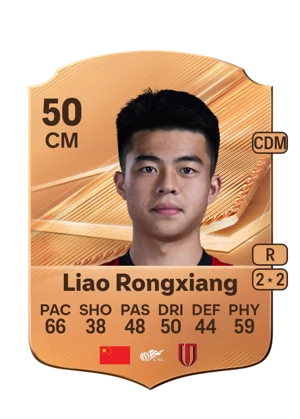 Liao Rongxiang - 50 - Rare EA FC 27 card