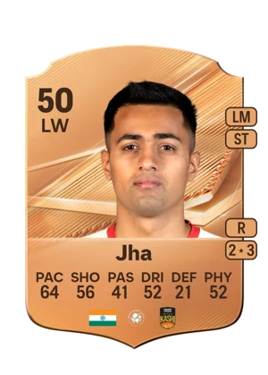 Jha - 50 - Rare EA FC 27 card