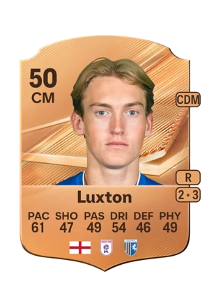 Luxton - 50 - Rare EA FC 27 card