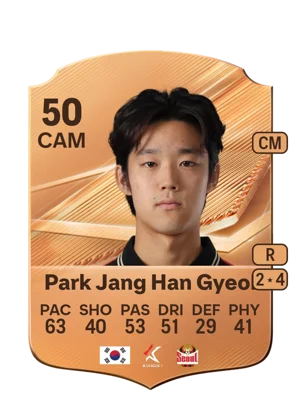Park Jang Han Gyeol - 50 - Rare EA FC 27 card