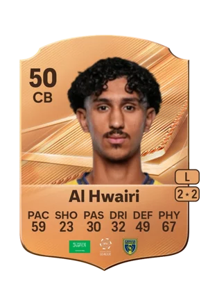 Al Hwairi - 50 - Rare EA FC 27 card