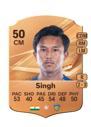 Singh - 50 - Rare EA FC 27 card